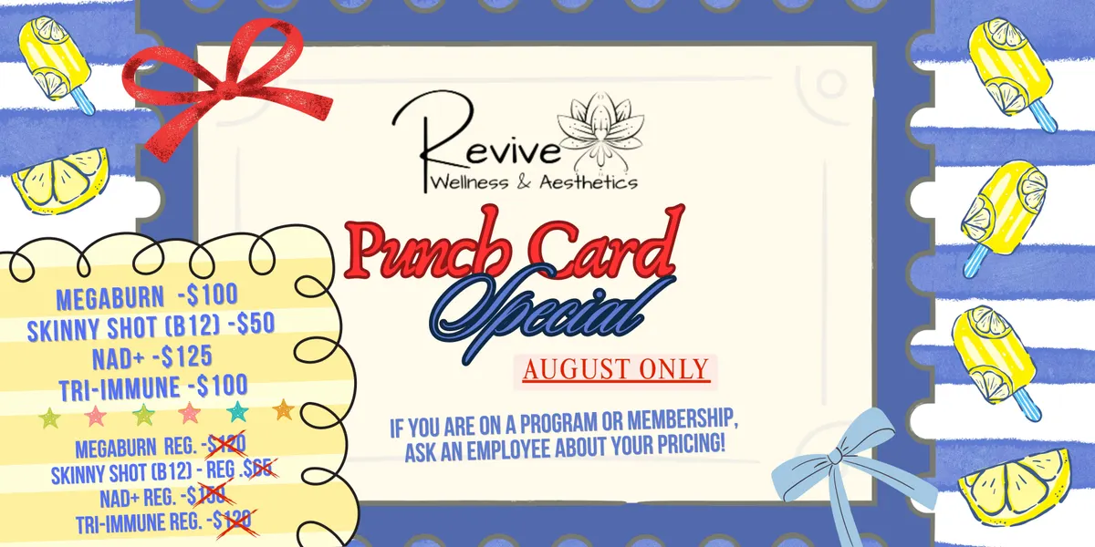 Revive Wellness and Aesthetics promotion