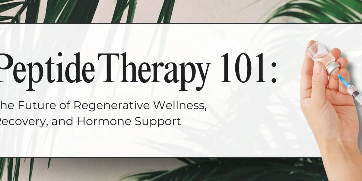 Peptide Therapy 101: The Future of Regenerative Wellness, Recovery, and Hormone Support
